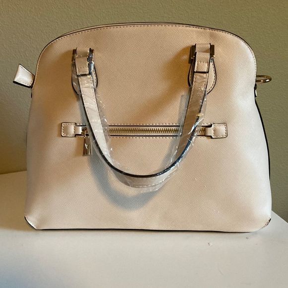 Vanessa Williams Off White Lush Round Satchel - Picture 2 of 5